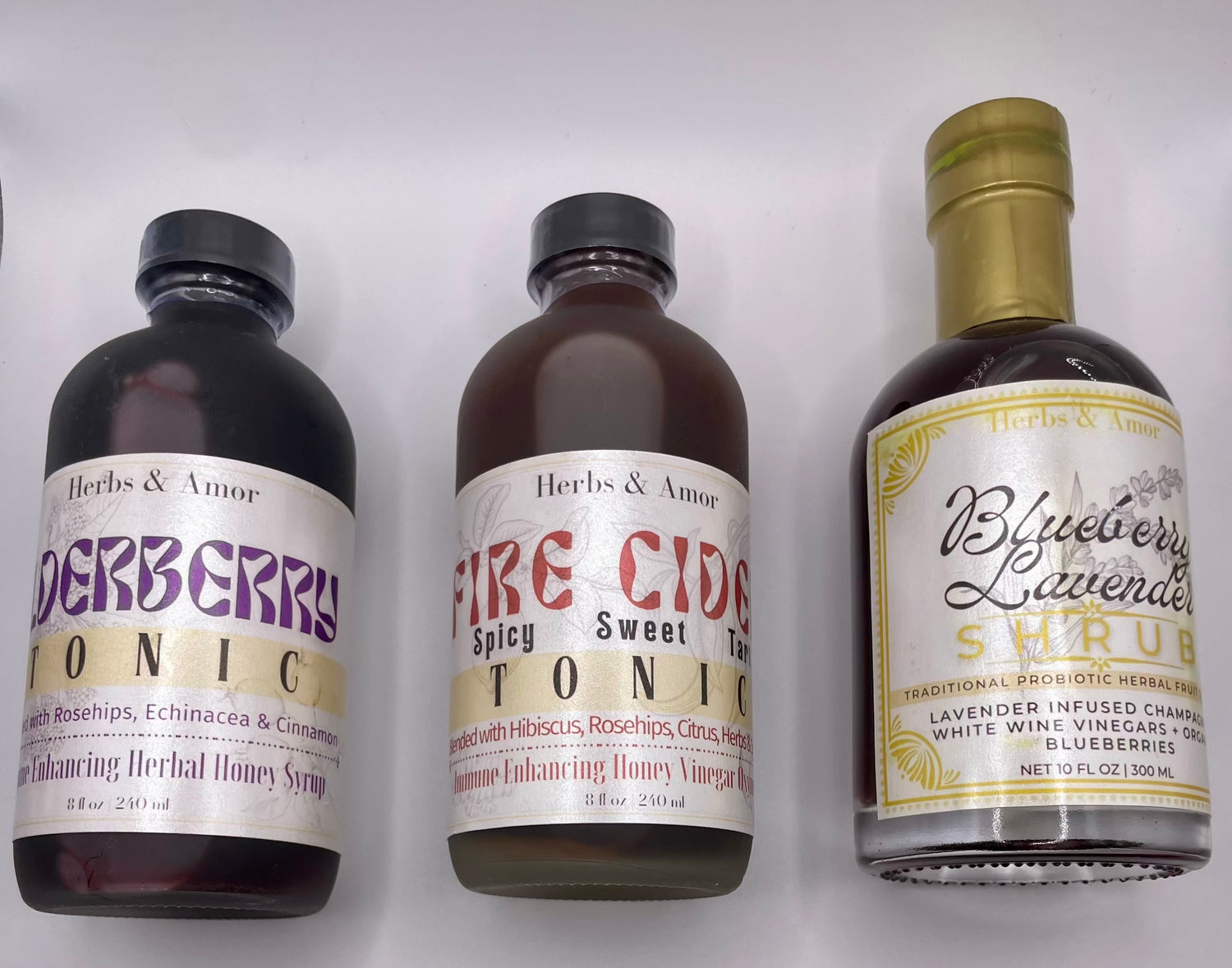 TONIC, ELIXIRS, SHRUBS & SYRUPS
