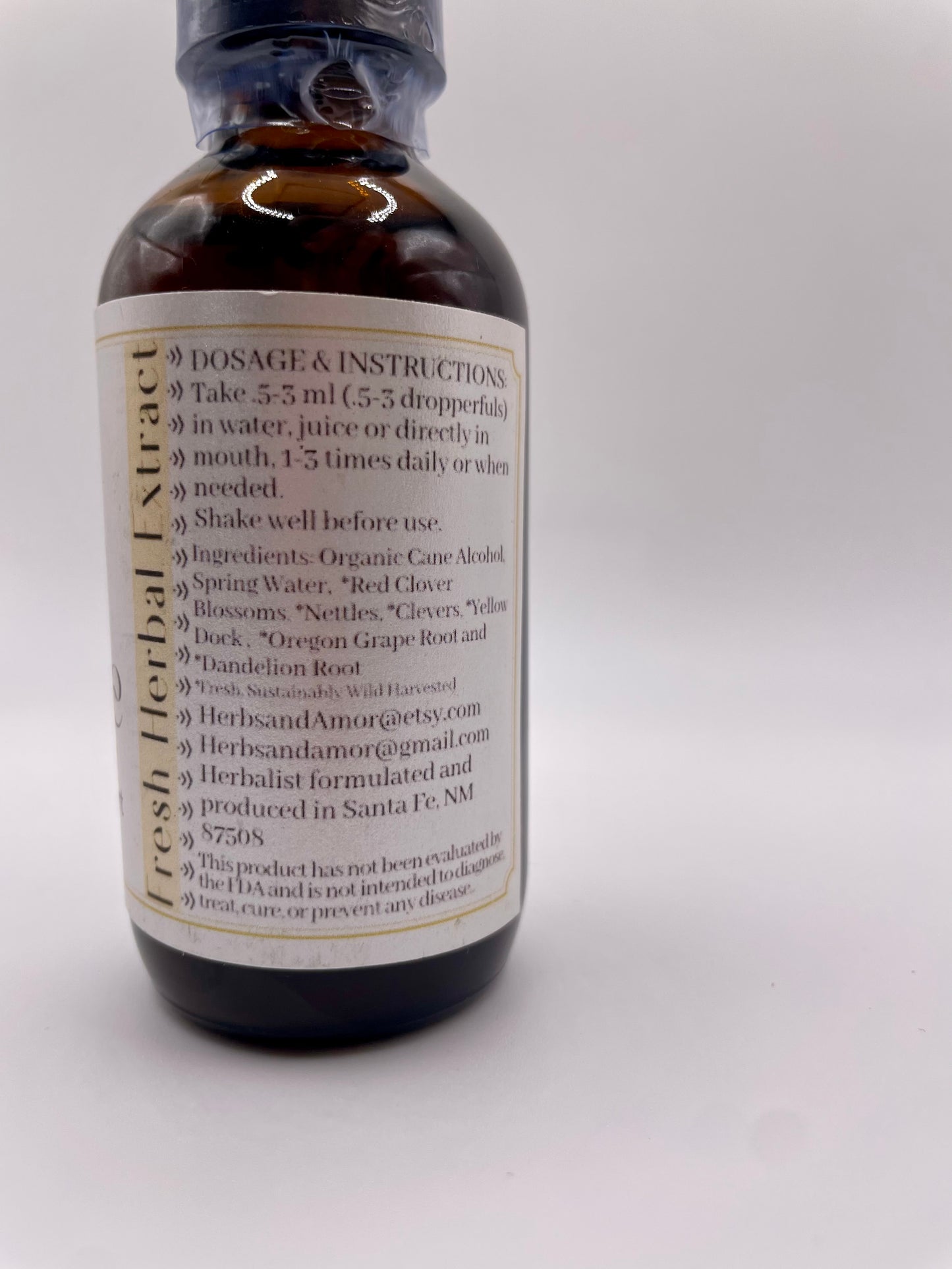 CLEANSE | Detox & Blood Fresh Herbal Extract