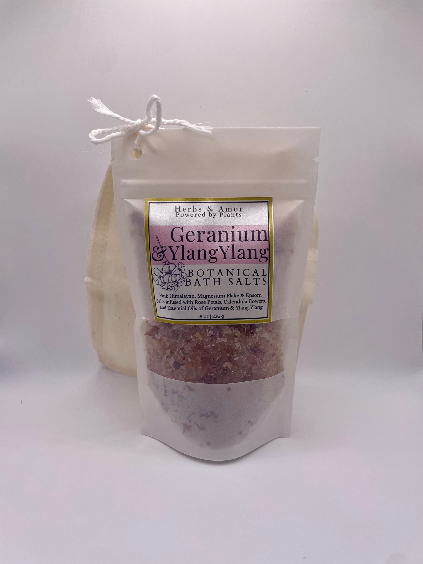 BOTANICAL BATH SALT SOAKS | Botanical Infused Himalayan, Magnesium Flakes & Epsom Salts