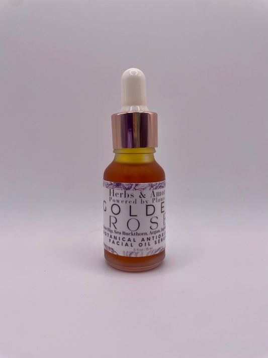 GOLDEN ROSE | Botanical Antioxidant Rose Facial Oil Serum