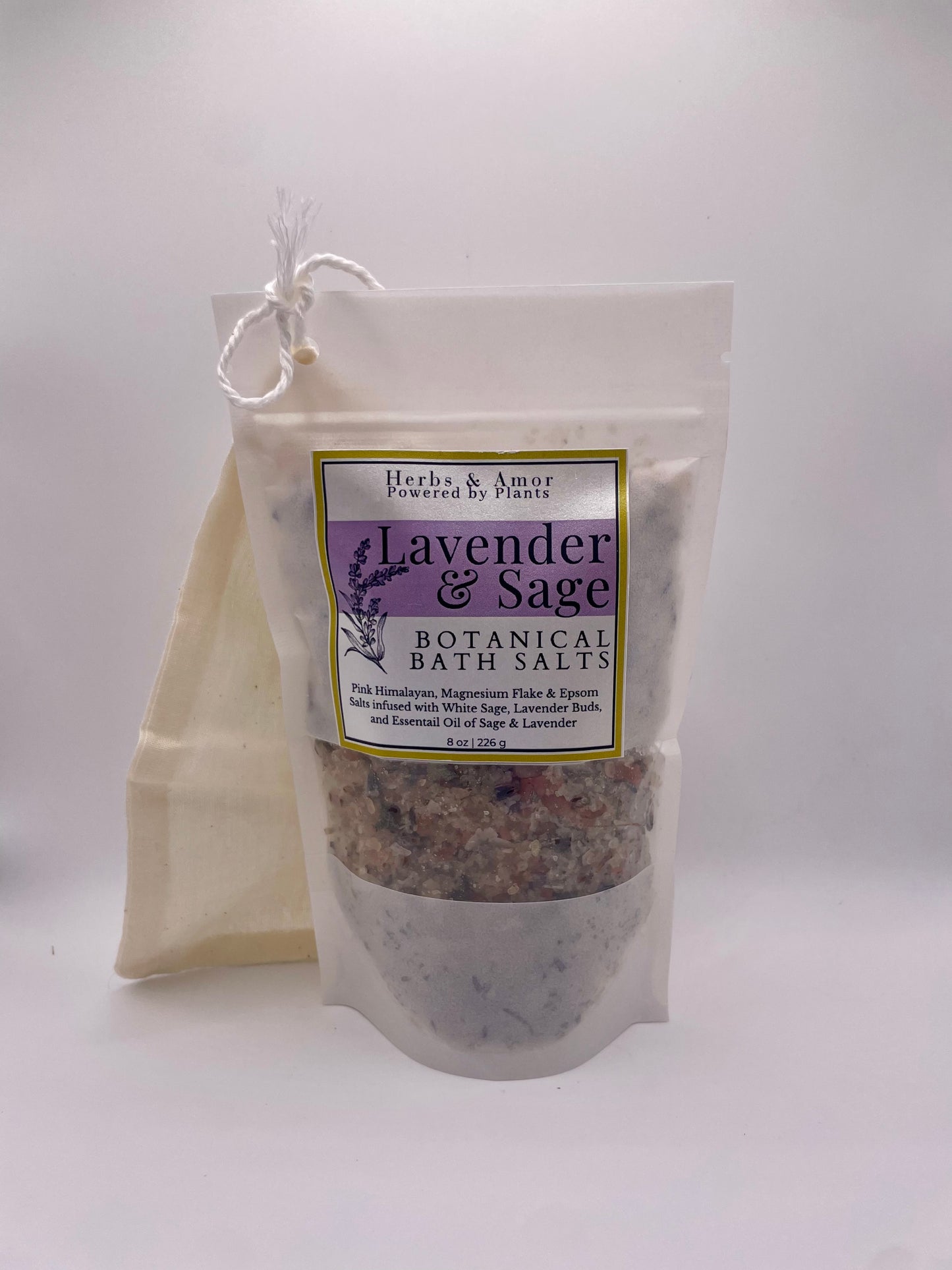 BOTANICAL BATH SALT SOAKS | Botanical Infused Himalayan, Magnesium Flakes & Epsom Salts
