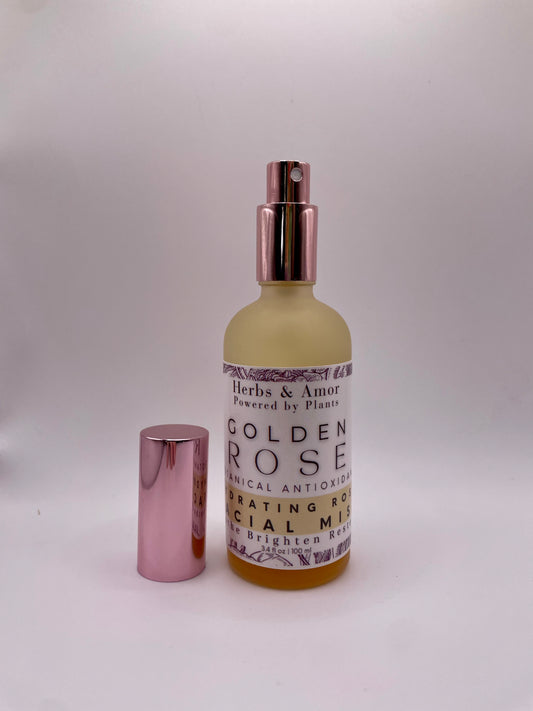 GOLDEN ROSE | Botanical Antioxidant Rosewater Hydrating Facial Mist